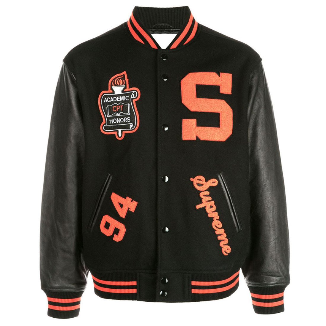 Men's 2019 S Letterman Supreme Team Varsity Jacket - Films Jackets