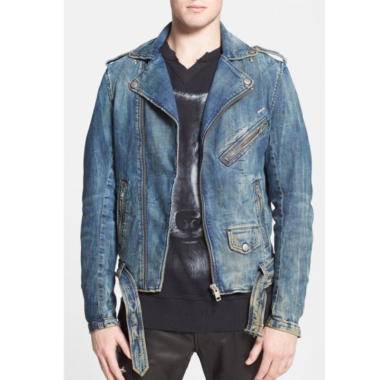 Denim and leather jacket mens hotsell