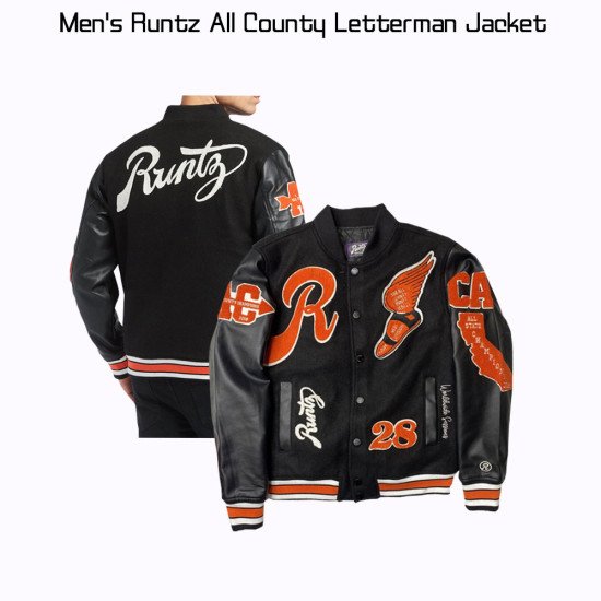 Men's All County Runtz Letterman Jacket - Jackets Masters