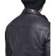 Men's Shirt Collar Casual Lambskin Leather Jacket