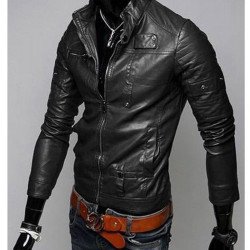 Men's Slim Fit Multi Colors Option Leather Jacket