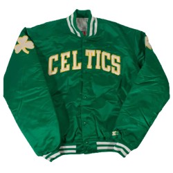 Men's Boston Celtics Satin Replica Jacket