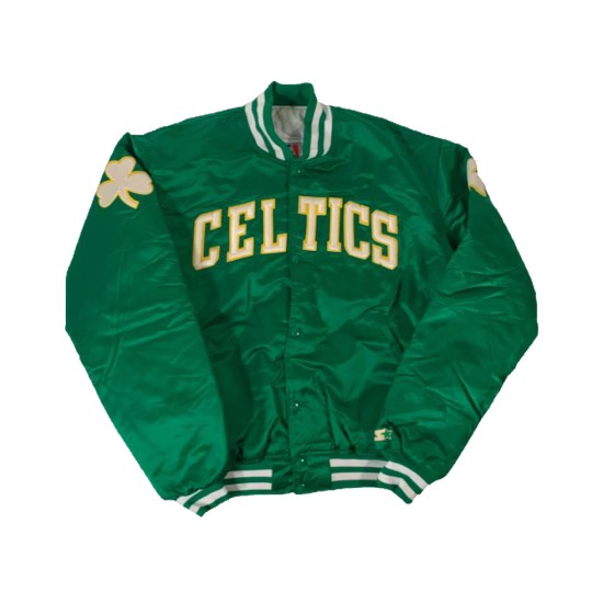 Men's Boston Celtics Satin Replica Jacket