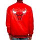 Men's Chicago Bulls Bomber Satin Red Jacket