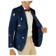 Mens Christmas Blue Blazer