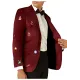 Mens Christmas Burgundy Blazer