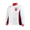 Men's Classics Chicago Bulls White Bomber Jacket