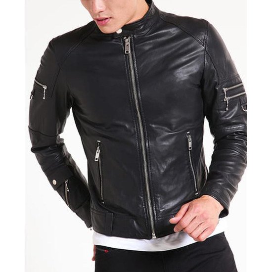 Men's Casual Colorado Zipper Stand Collar Jacket