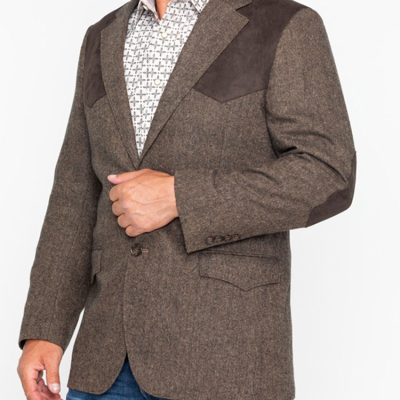 Men's Sport Cowboy Western Button Blazer