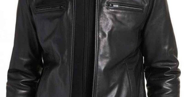 men's smooth leather jacket