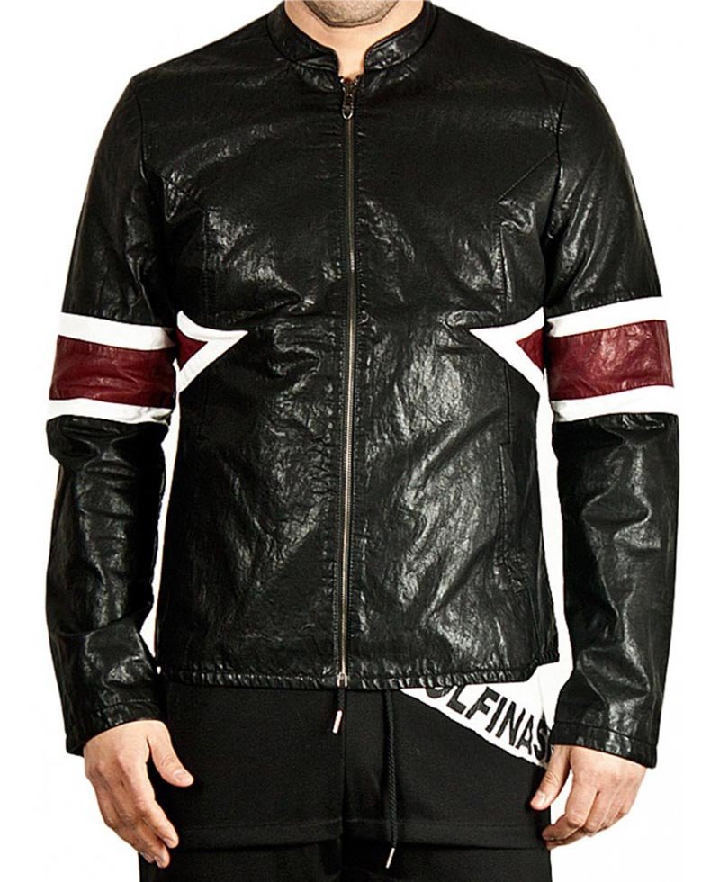 designer faux leather jacket