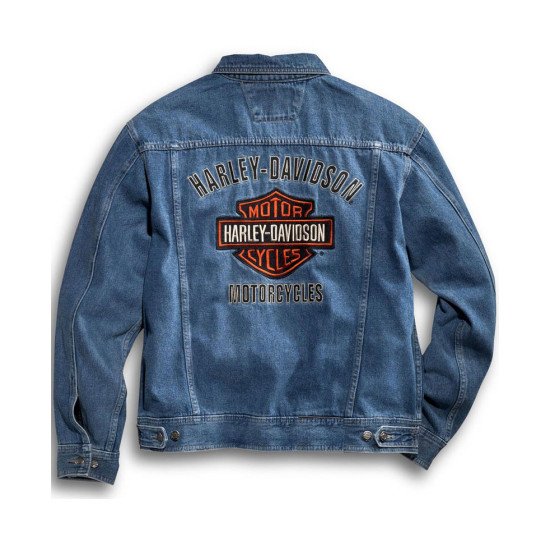 Fashion harley davidson jeans jacket