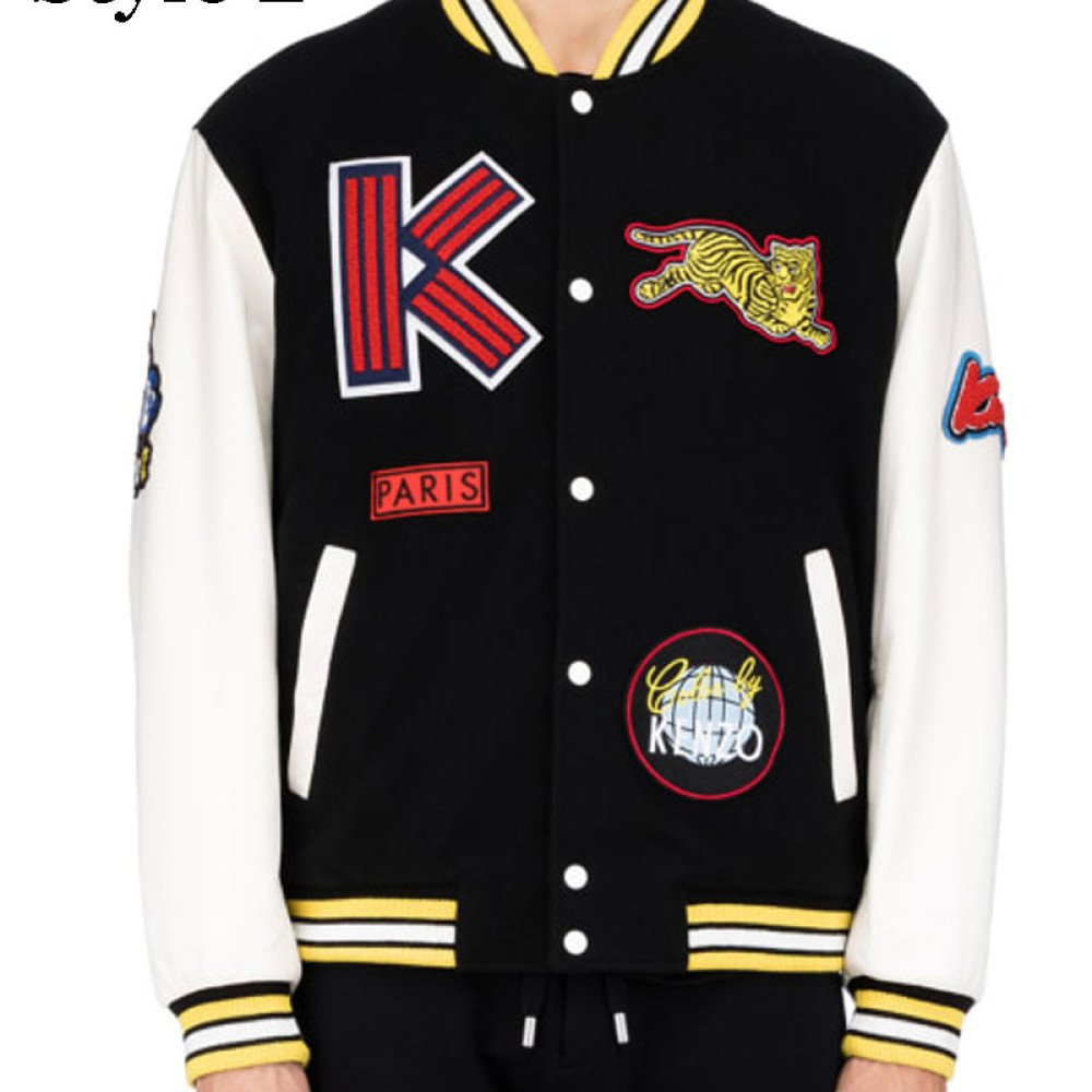 Men's Bomber College Kenzo Varsity Jacket - Films Jackets