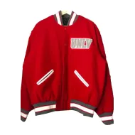 Men's UNLV Letterman Red Jacket