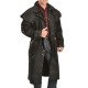 Men's Low Ride Cowboy Cotton Black Duster