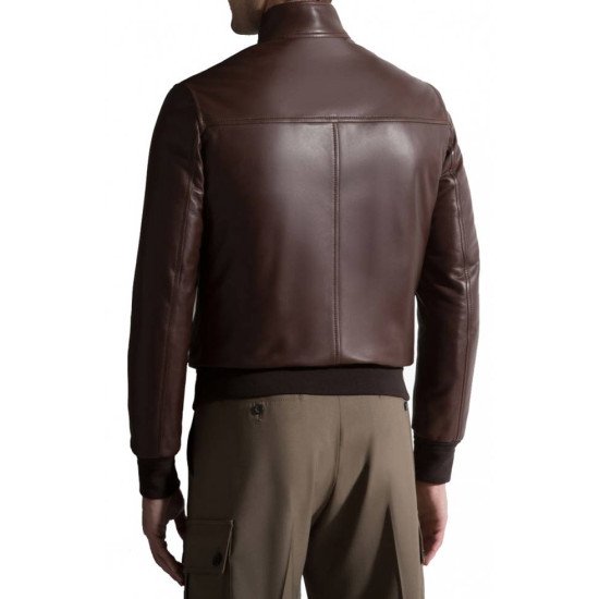 Men's Bomber Modern Leather Jacket