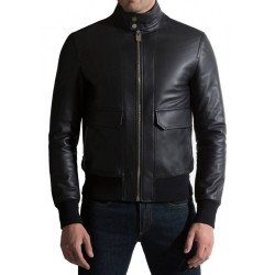 Men's Bomber Modern Leather Jacket