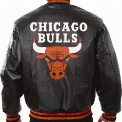 Men's Chicago Bulls Leather Jacket