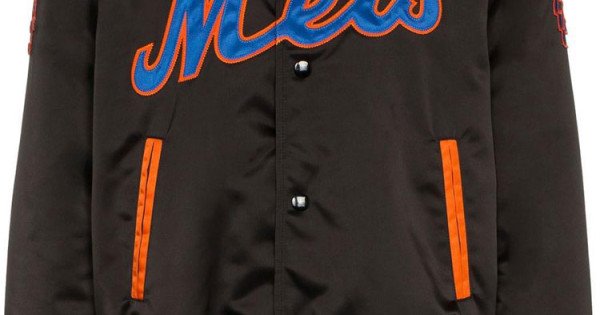 Men's New York NY Mets Black Jacket - Films Jackets