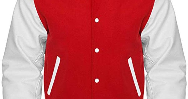 Red/White VARSITY JACKET - $200.00 : BQ Sports.com, : made in