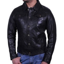 Men's Casual Button Shirt Collar Jacket