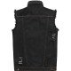 Men's Denim Black Vest