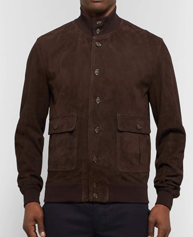 men's slim fit bomber jacket