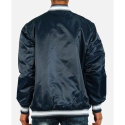 Men's Blue Georgetown Hoyas Bomber Jacket