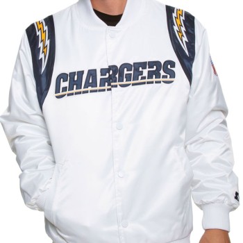 Men's Bomber Chargers Los Angeles Satin Jacket