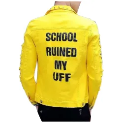 Men's Denim School Ruined My Uff Jacket