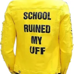 Men's Denim School Ruined My Uff Jacket