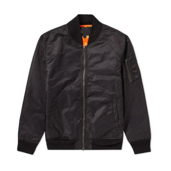 Men's Satin Flight Stussy Bomber Jacket