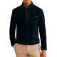 Men's Snap Tab Collar Suede Peccary Jacket