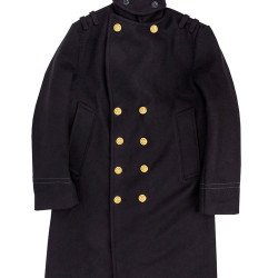 Men's Navy Bridge Double Breasted Coat