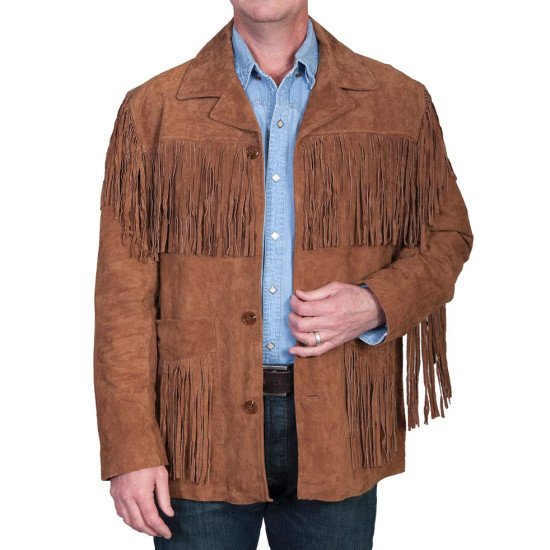 Mens Tassel Suede Jacket selling