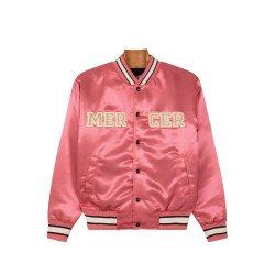Mercer Pink Varsity Jacket
