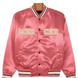 Mercer Pink Varsity Jacket