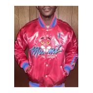 Miami Pink Panther Varsity Jacket