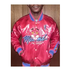 Miami Pink Panther Varsity Jacket