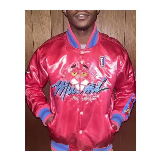 Miami Pink Panther Varsity Jacket