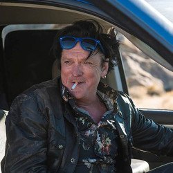 2 Graves In The Desert Michael Madsen Black Leather Jacket