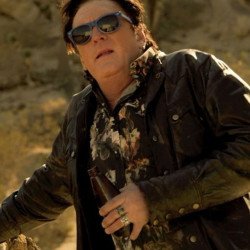 2 Graves In The Desert Michael Madsen Black Leather Jacket