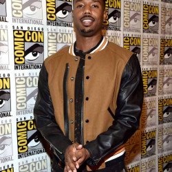 Comic Con Michael B Jordan Varsity Jacket