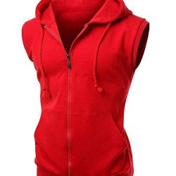 Michael B Jordan Creed II Red Vest Hoodie