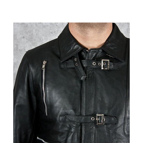 Michael Jackson Bomber Silver Leather Jacket - The genuine Leather
