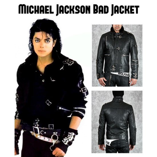 Pop Singer Michael Jackson Silver Leather Jacket - The Genuine Leather