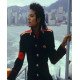 Pop Singer Michael Jackson Military Black Jacket