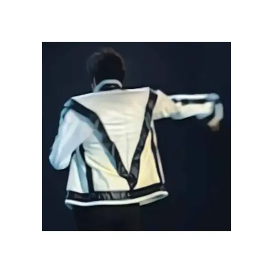 Thriller MJ White Leather Jacket