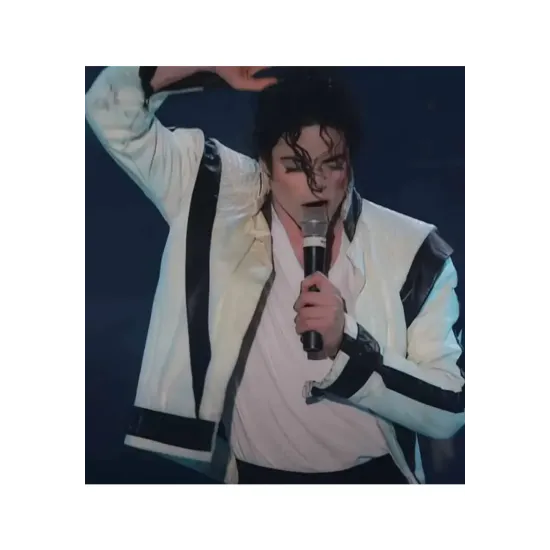 Thriller MJ White Leather Jacket