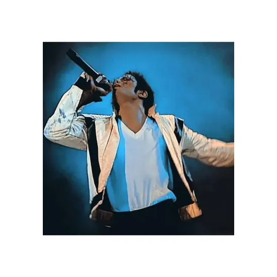 Thriller MJ White Leather Jacket